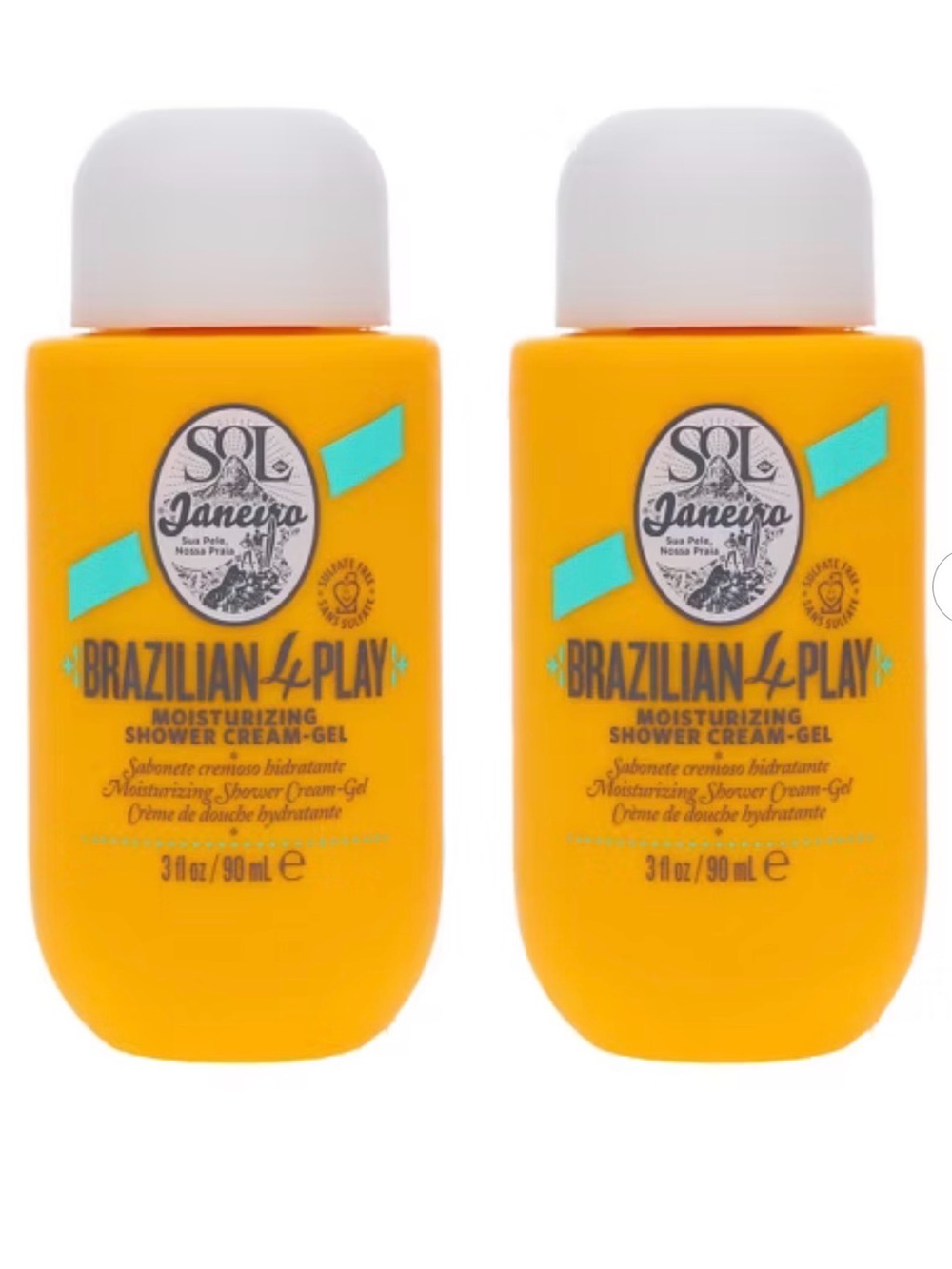 Sol de Janeiro Brazilian 4 Play Shower Gel Cheirosa '62 3 fl oz 2 Pack